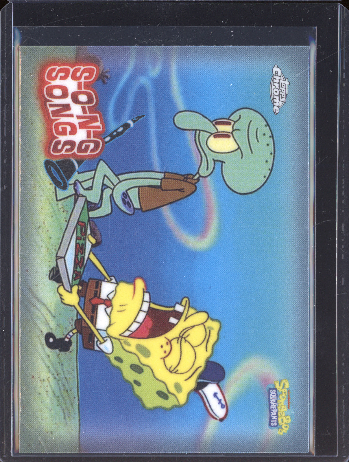 2025 Topps Chrome SpongeBob S-13 SpongeBob SquarePants, Squidward Tentacles