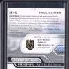 Paul Cotter 2021-22 Upper Deck Premier AR-PC Rookie Auto Patch RC 69/249