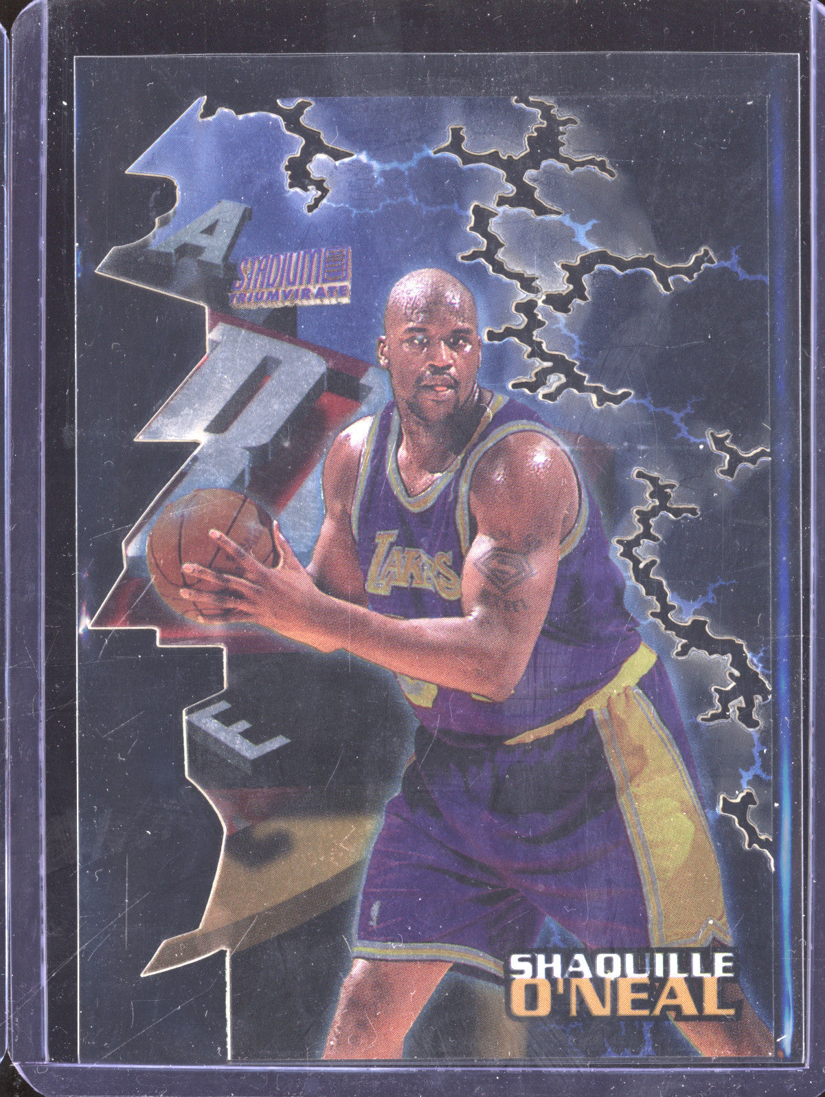 Shaquille O'Neal 1997-98 Topps Stadium Club Triumvirate T15C
