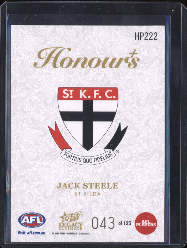 Jack Steele 2024 Select Legacy Ultimate HP222 Honours Plus 43/125