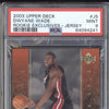 Dwyane Wade 2003-04 Upper Deck  J5 Rookie Exclusives Jersey RC PSA 9