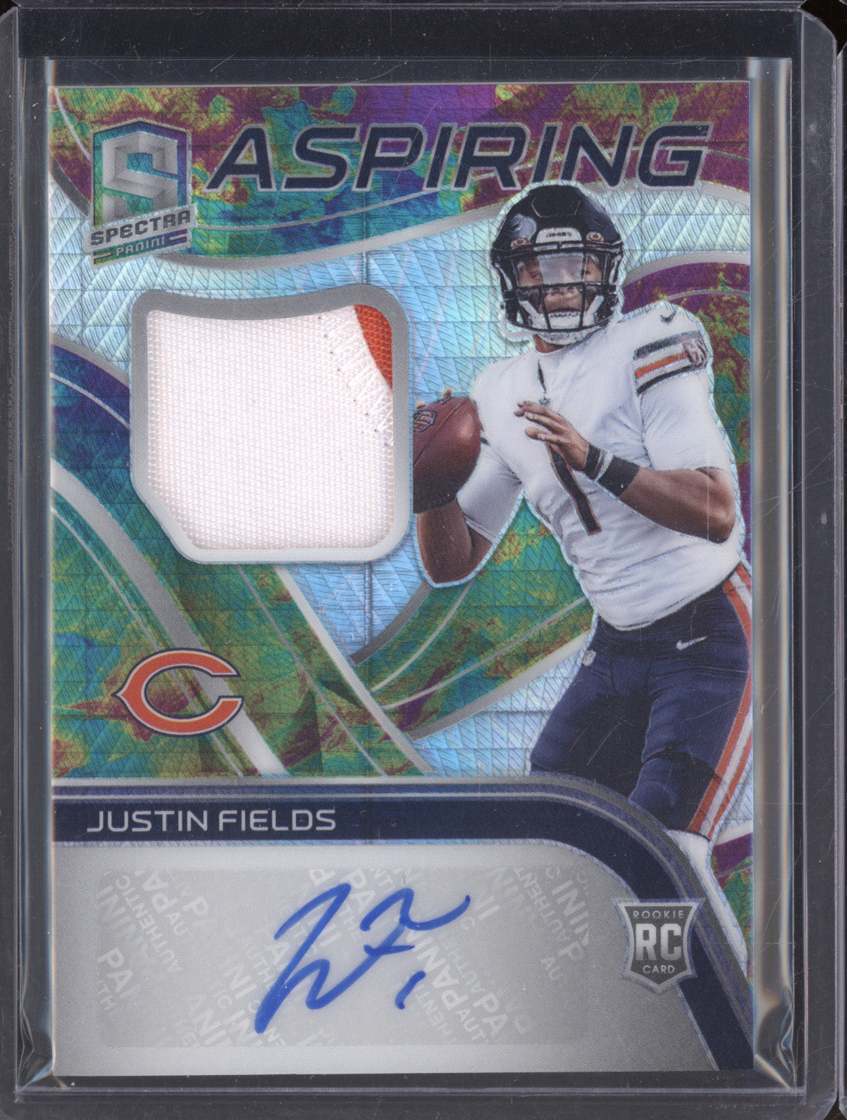 2021 Panini Spectra Football APA-JF Justin Fields Aspiring Auto 24/50
