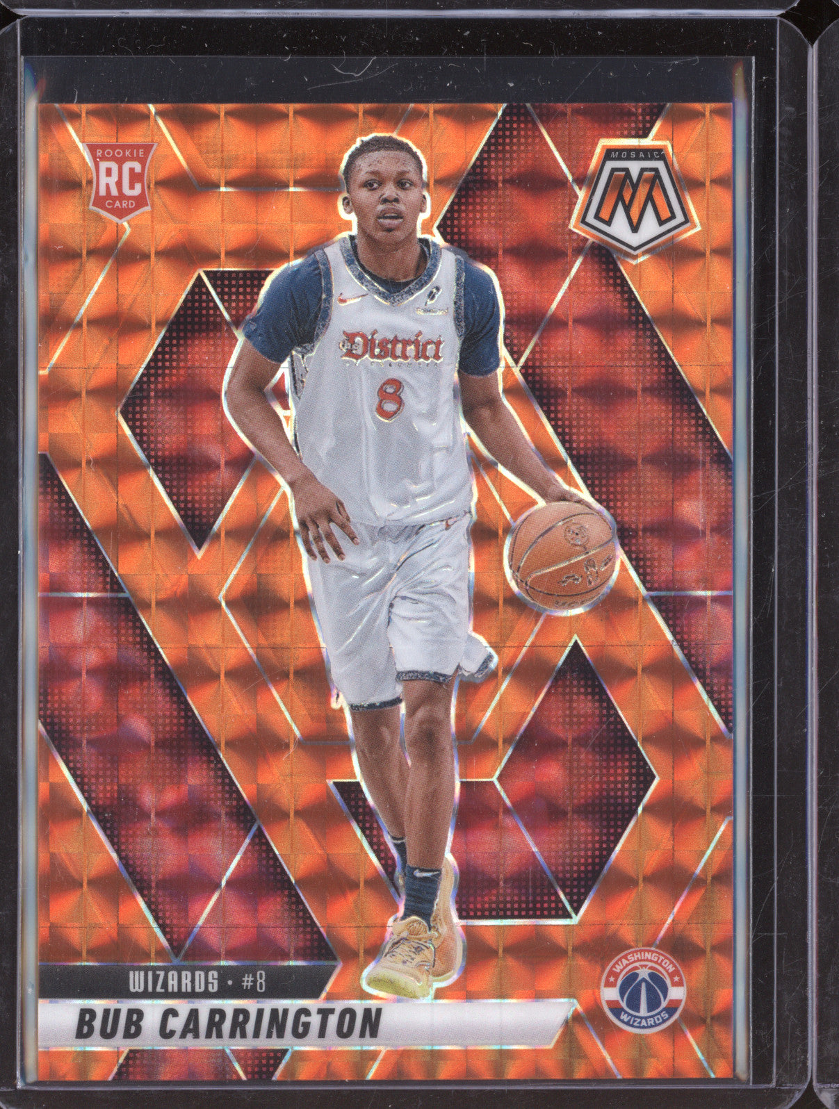Bub Carrington 2024-25 Panini Mosaic 206 Orange Mosaic RC 135/249