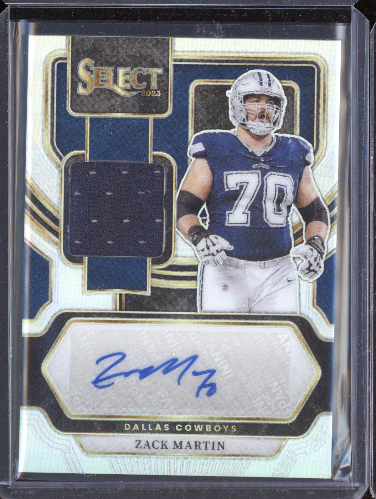 Zack Martin 2023 Panini Select SM-ZM Signature Memorabilia 190/199