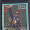 Max Verstappen 2023 Topps Chrome F1 157 Aqua Wave Refractor 63/150