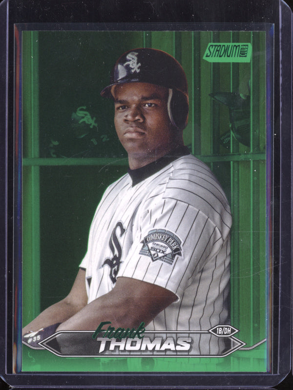 Frank Thomas 2024 Topps Stadium Club 82 Green Foil 149/199