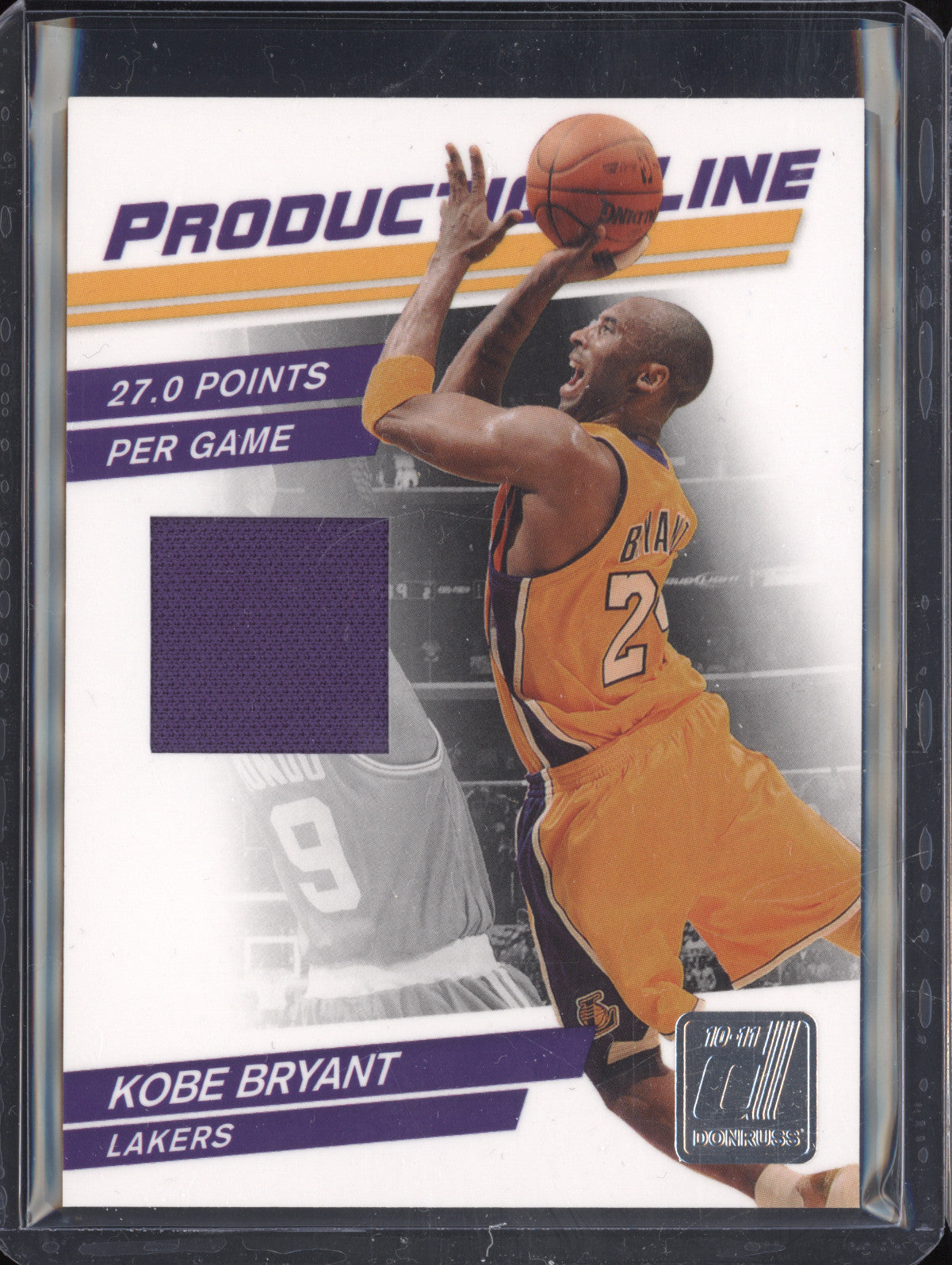 Kobe Bryant 2010-11 Panini Donruss 4 Production Line 153/399