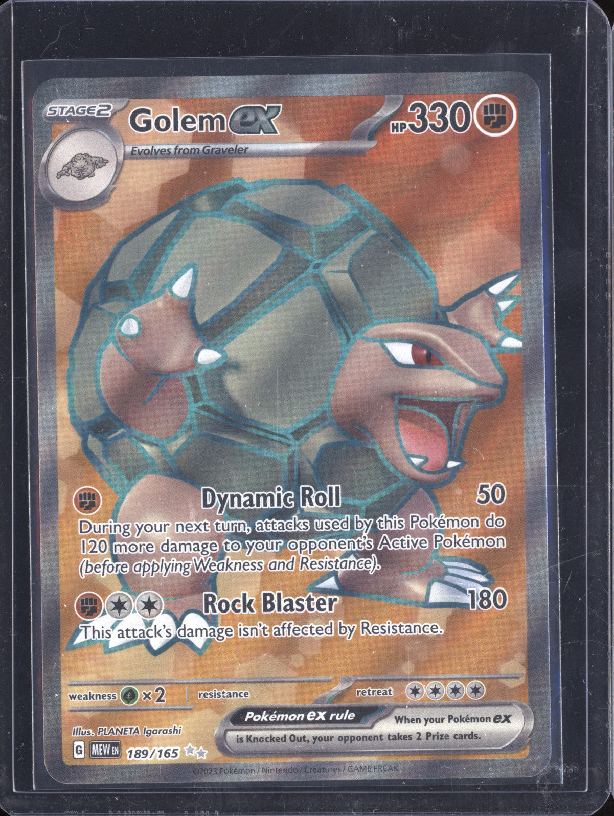 Golem ex 2023 Pokemon 151 189/165 Ultra Rare