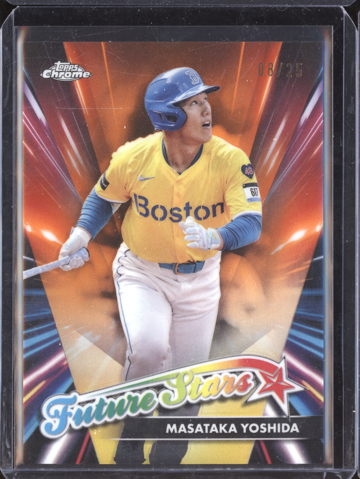 Masataka Yoshida 2024 Topps Chrome Update FSU-9 Future Stars Orange 8/25