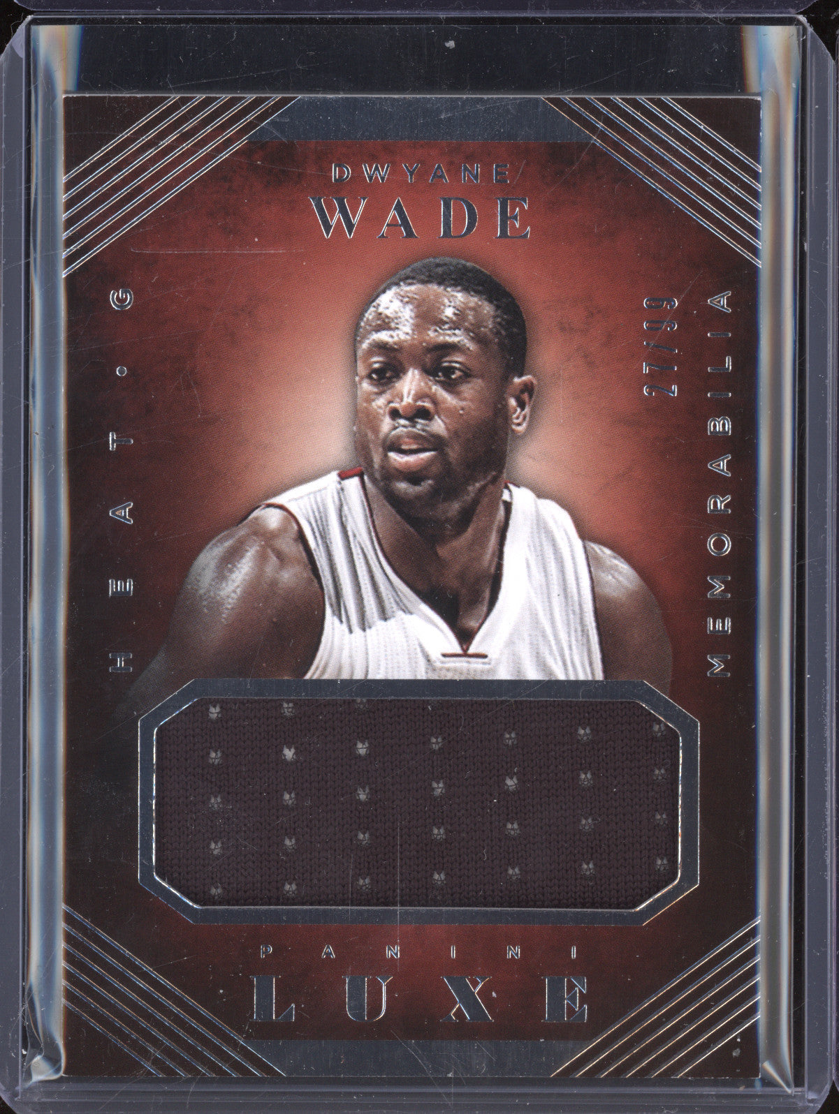 Dwyane Wade 2015-16 Panini Luxe 30 Memorabilia 27/99