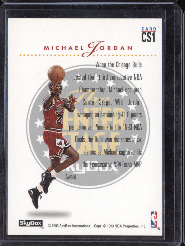 Michael Jordan 1993-94 Skybox Premium CS1 The Center Stage