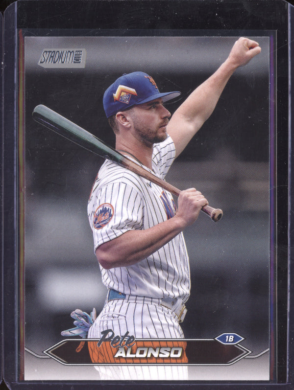 Pete Alonso 2024 Topps Stadium Club 176 Image Variation