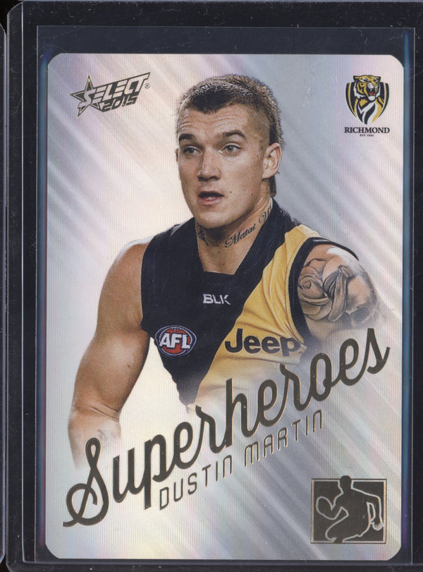 Dustin Martin 2015 Select Champions AS23 Superheroes Refractor