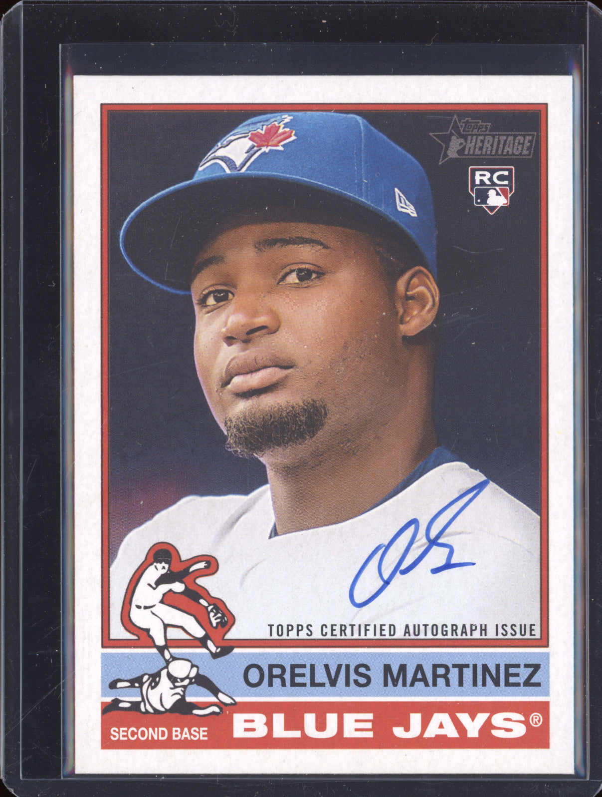 Orelvis Martinez 2025 Topps Heritage ROA-OM Real One RC Auto