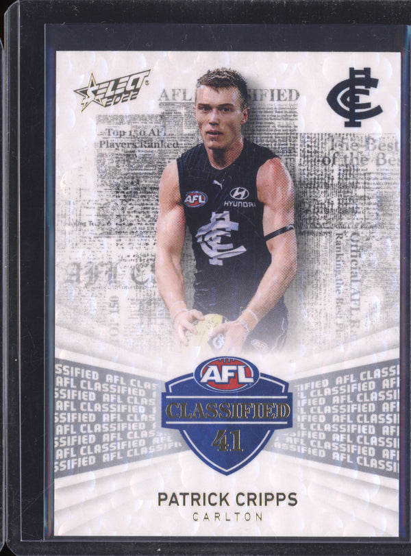 Patrick Cripps 2022 Select Footy Stars AC41 Classified  42/270