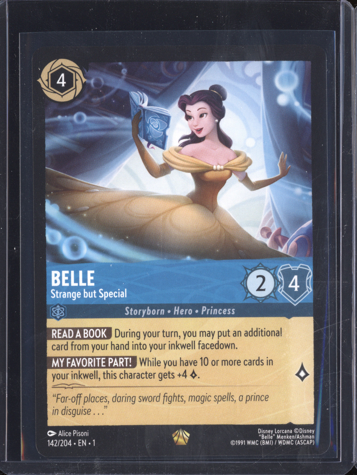 Belle 2023 Lorcana The First Chapter 142/204 Legendary