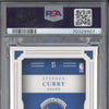 Stephen Curry 2015-16 Panini National Treasures 37 NBA Material 42/49 PSA 9