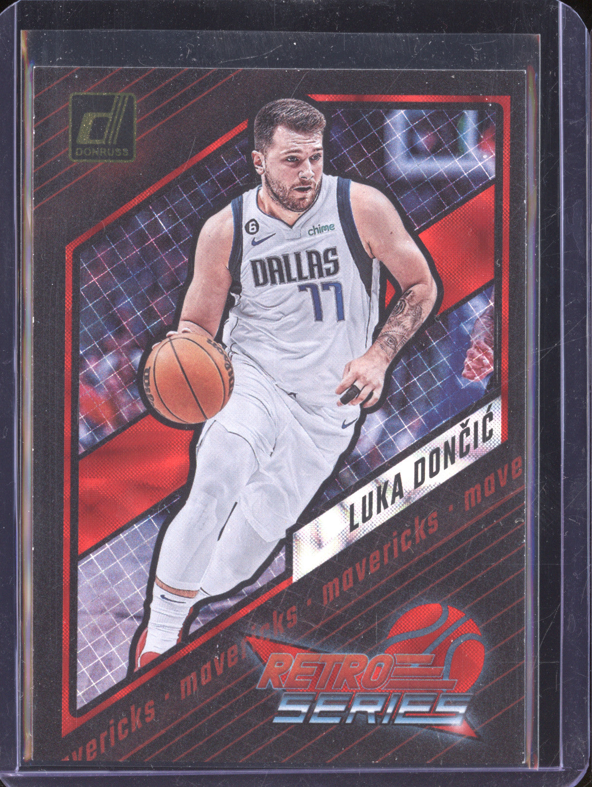 Luka Doncic 2023-24 Panini Donruss 15 Retro Series Red