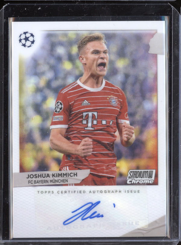 Joshua Kimmich 2022/23 Topps Stadium Club Chrome BTL-JK Behind the Lens Autograph