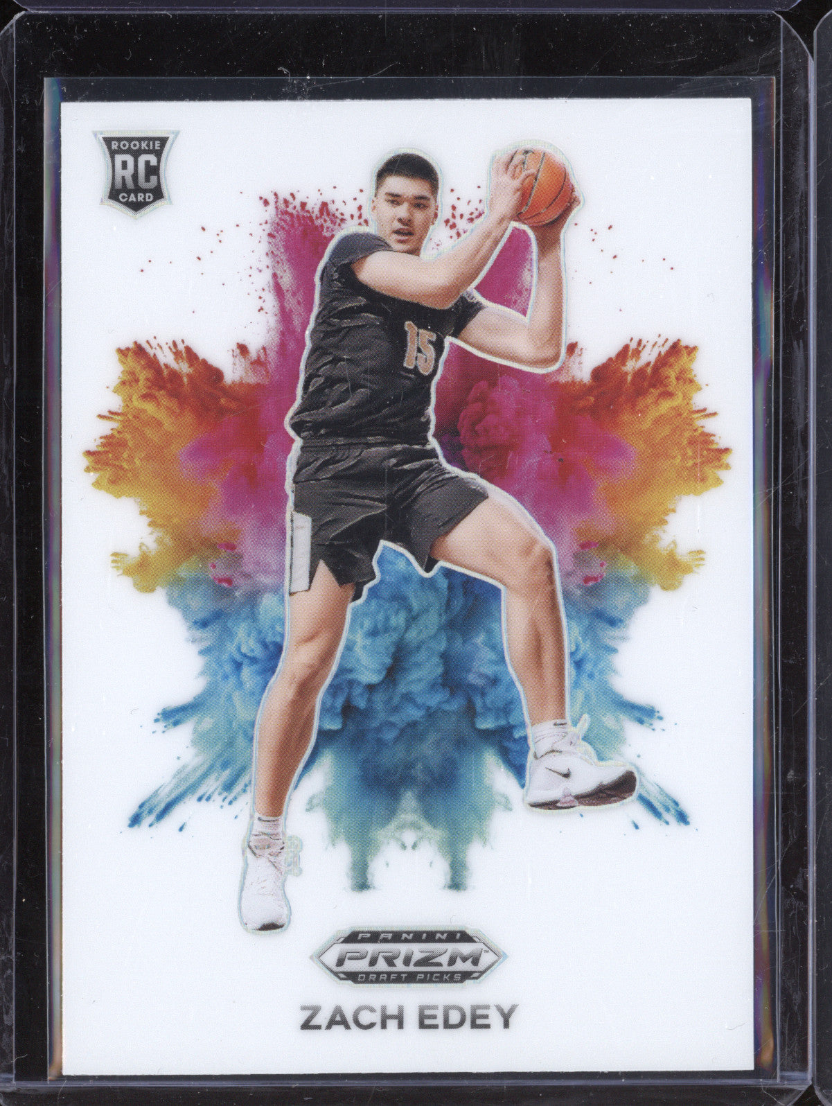 Zach Edey 2024 Panini Prizm Draft Picks 5 Color Blast RC