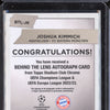 Joshua Kimmich 2022/23 Topps Stadium Club Chrome BTL-JK Behind the Lens Autograph