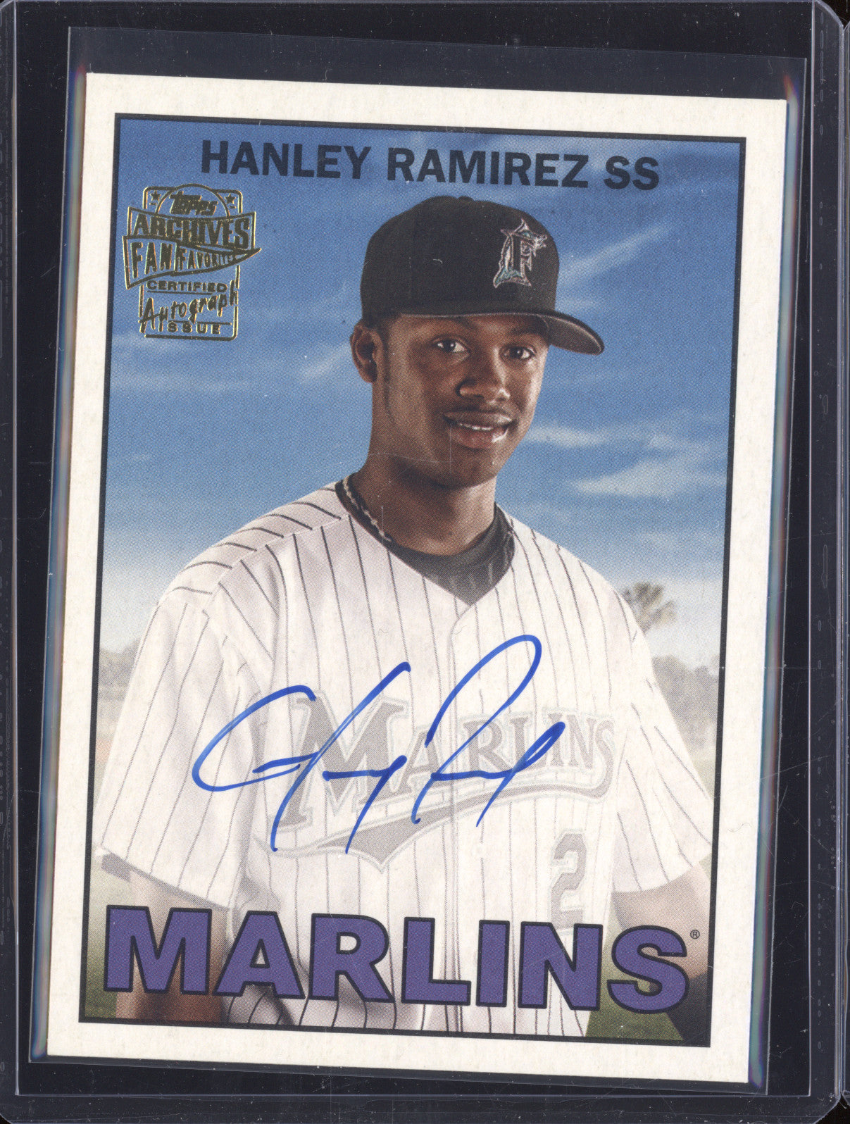 Hanley Ramirez 2025 Topps Archives 67FFA-HR Fan Favorites Auto