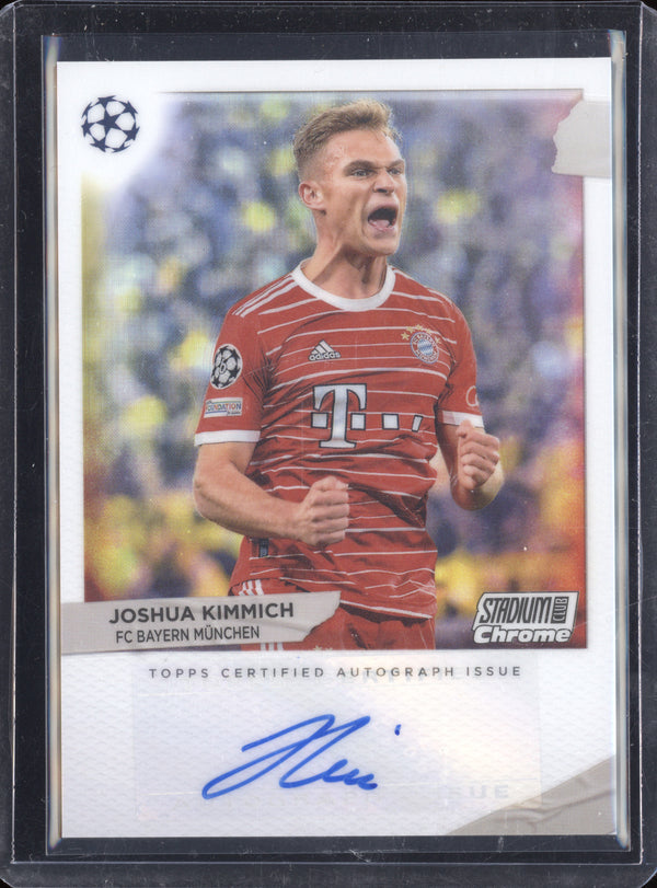 Joshua Kimmich 2022/23 Topps Stadium Club Chrome BTL-JK Behind the Lens Autograph