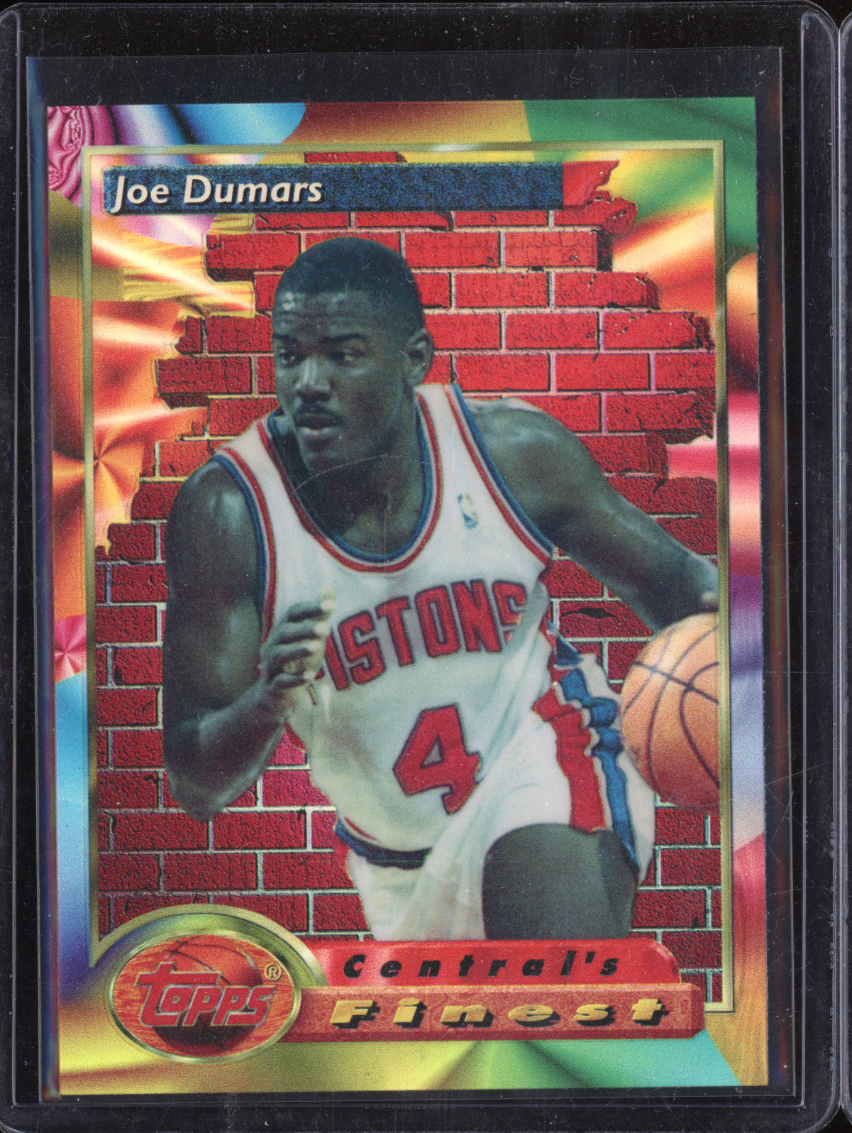 Joe Dumars 1993-94 Topps Finest 103 Refractor