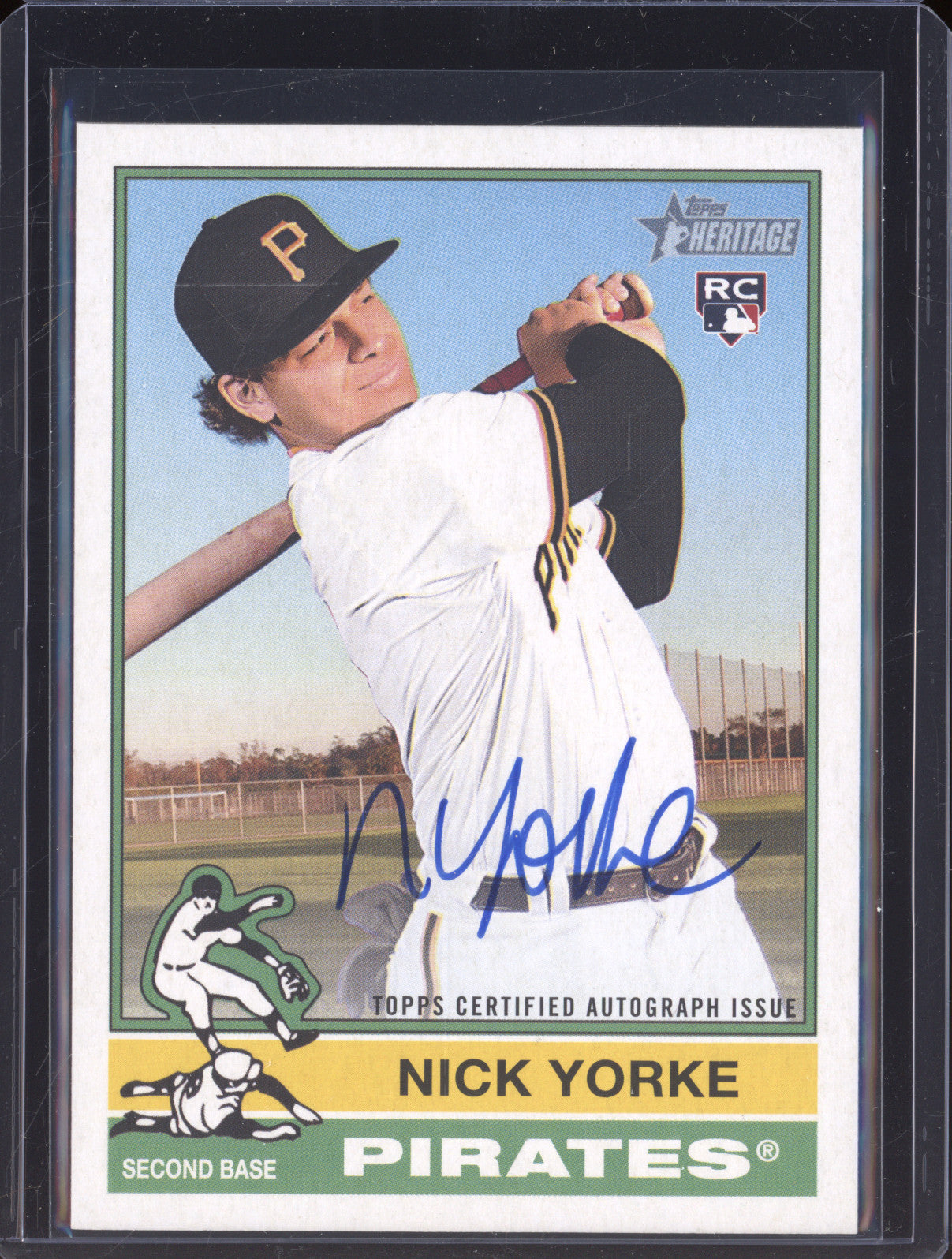 Nick Yorke 2025 Topps Heritage ROA-NY Real One Auto RC
