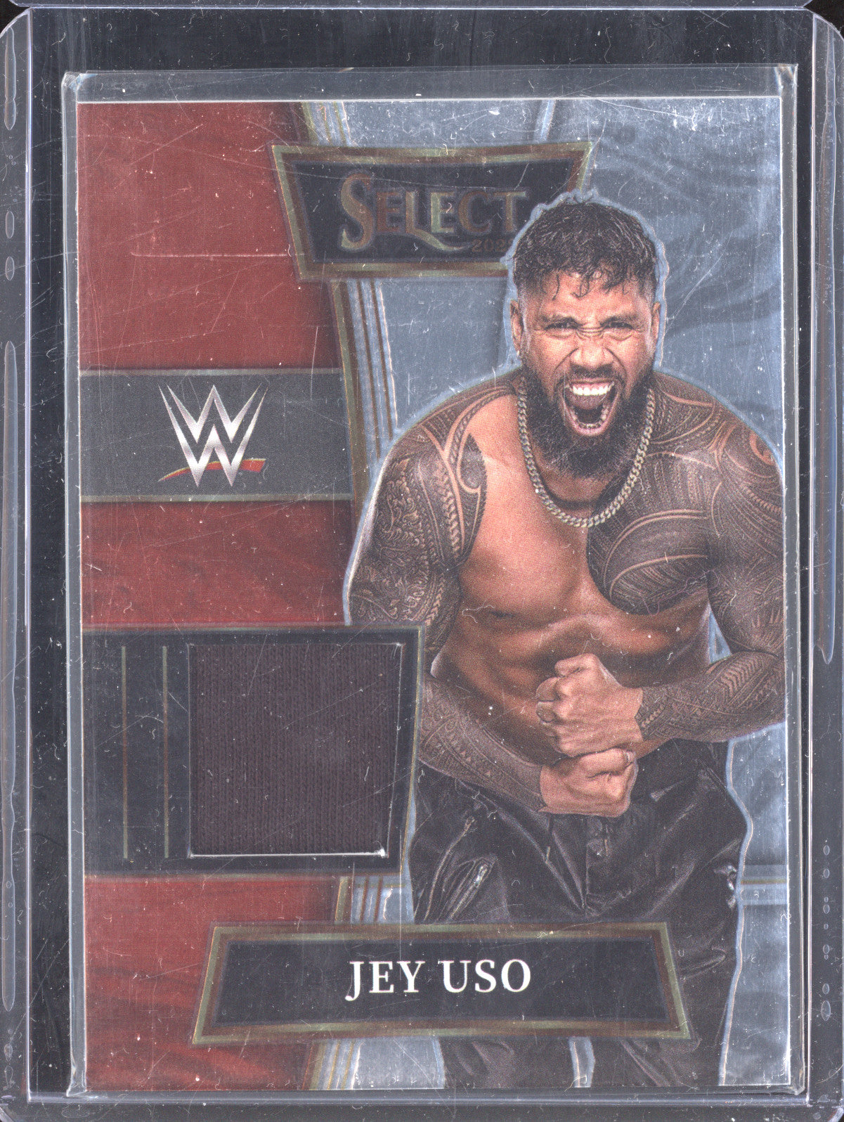 Jey Uso 2022 Panini Select SW-JUS Swatches