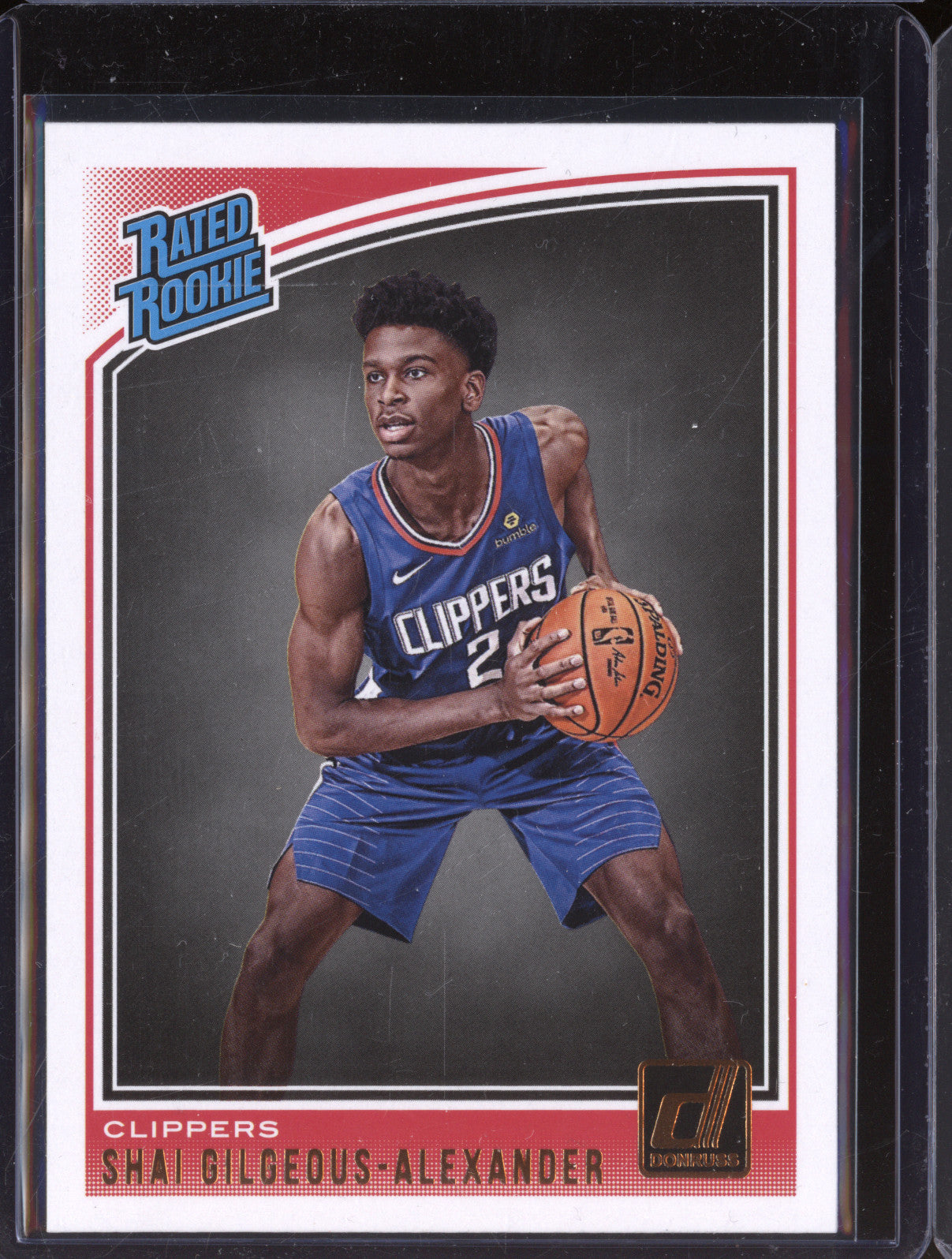 Shai Gilgeous-Alexander 2018-19 Panini Donruss 162 Rated Rookie RC