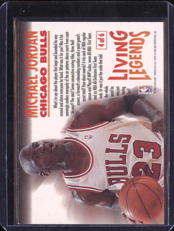 Michael Jordan 1993-94 Fleer  4 Living Legends