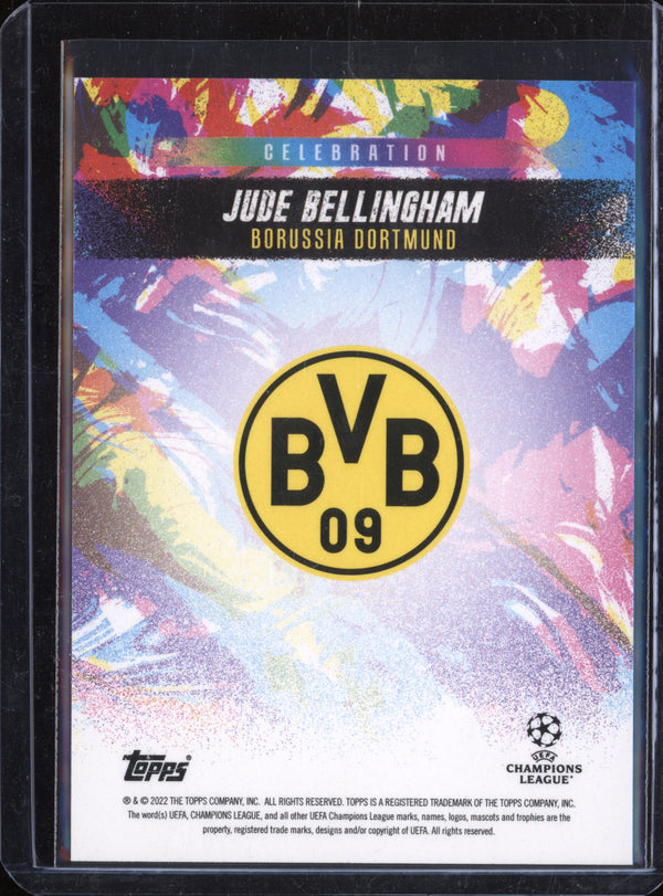 Jude Bellingham 2021-22 Topps Jude Bellingham Platinum Curated Platinum Curated Celebration