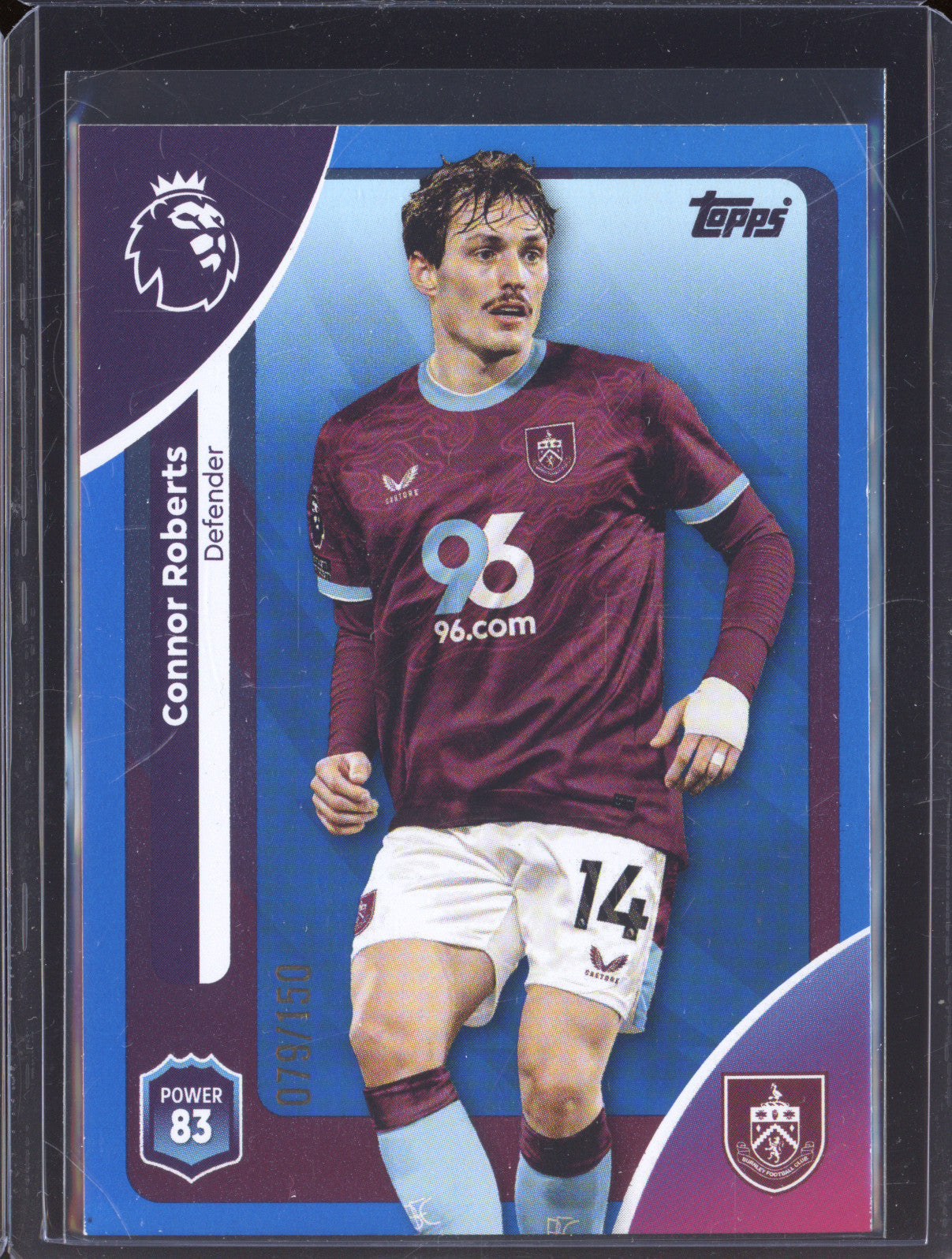 2025-26 Topps Premier League 311 Connor Roberts Blue Sparkle 079/150