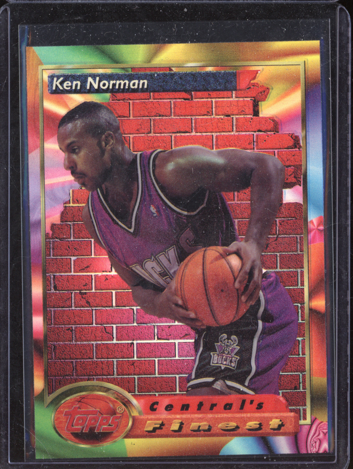 Ken Norman 1993-94 Topps Finest 108 Refractor