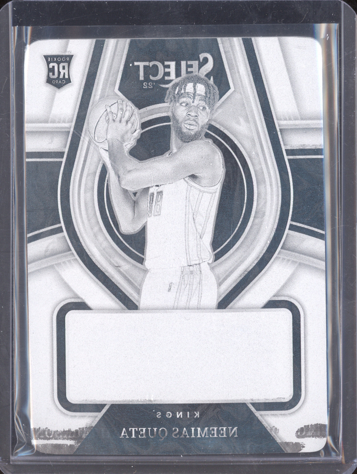 Neemias Queta 2021-22 Panini Select 4 Rookie Auto Black Printing Plate RC 1/1