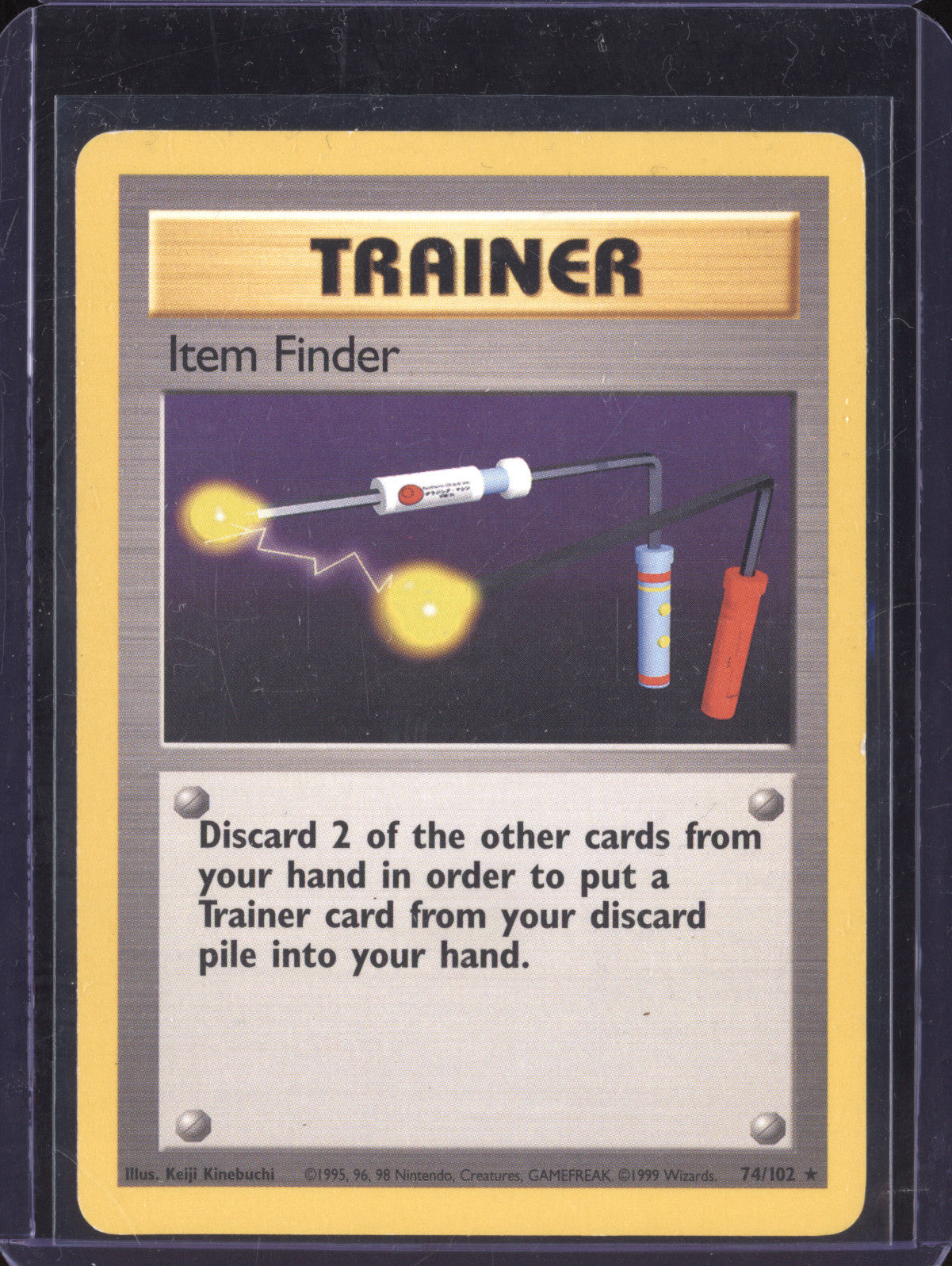 Item Finder 1999 Pokemon Base Set 74/102