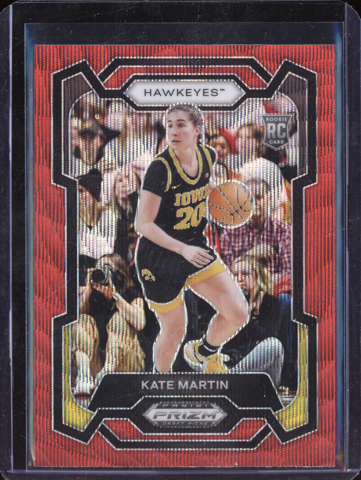 Kate Martin 2024 Panini Prizm Draft Picks 62 Red Wave RC