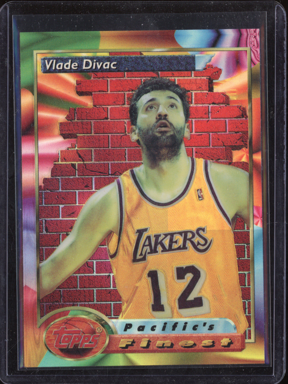 Vlade Divac 1993-94 Topps Finest 120 Refractor