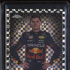 Max Verstappen 2023 Topps Chrome F1 1 Checker Flag X-fractor