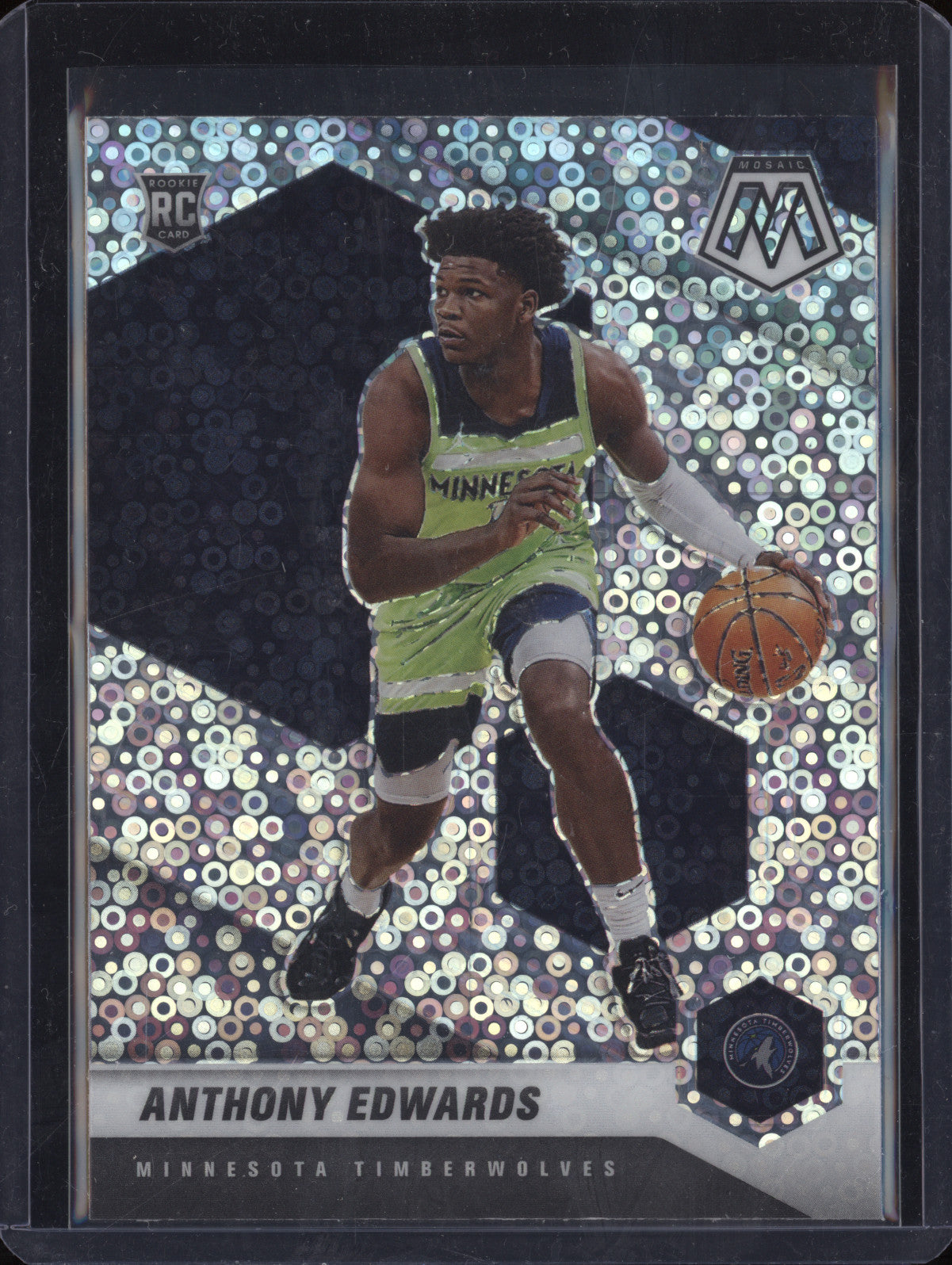 Anthony Edwards 2020-21 Panini Mosaic 201 Fast Break RC