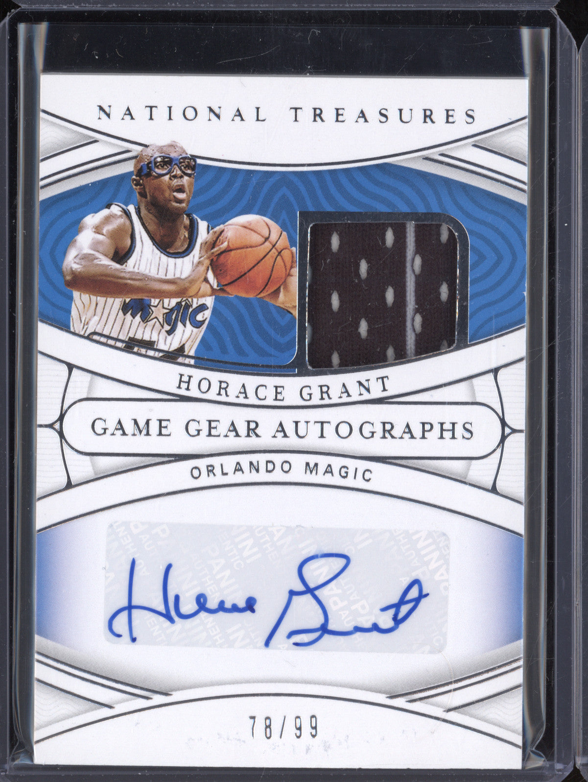 Horace Grant 2021-22 Panini National Treasures GGA-HRG Game Gear Auto  78/99