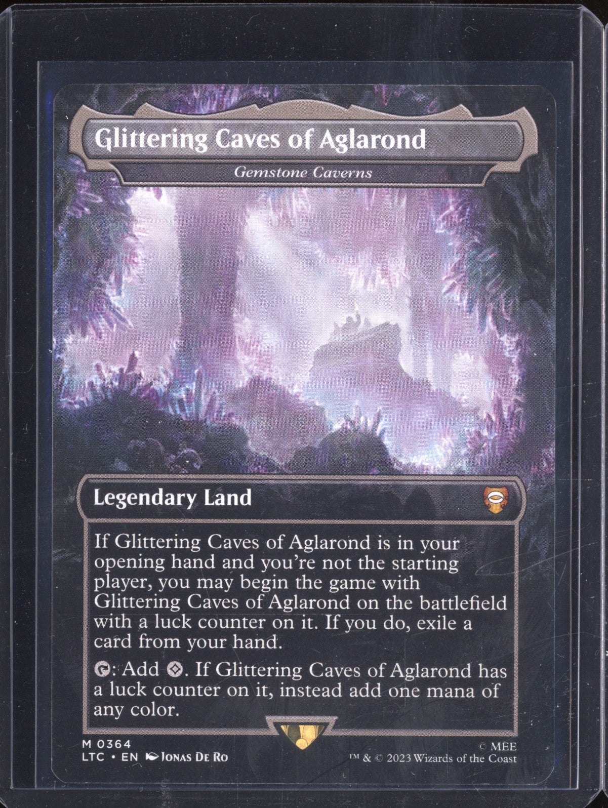 Glittering Caves 0 MTG LotR: Tales of Middle-earth 364 Borderless Mythic Rare