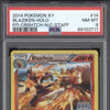 Blaziken Holo 2014 Pokemon Furious Fists 14/111 2014 National Champ Staff PSA 8