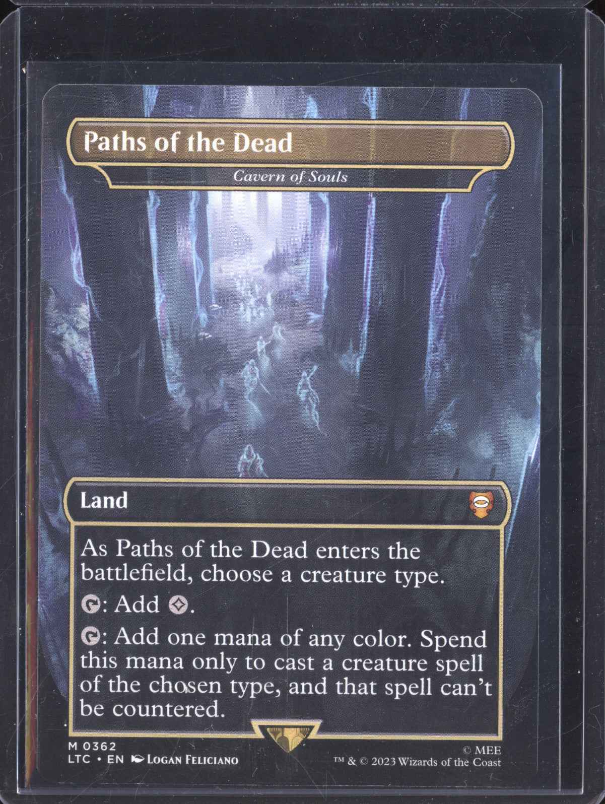 Paths of the Dead 0 MTG LotR: Tales of Middle-earth 362 Borderless Mythic Rare