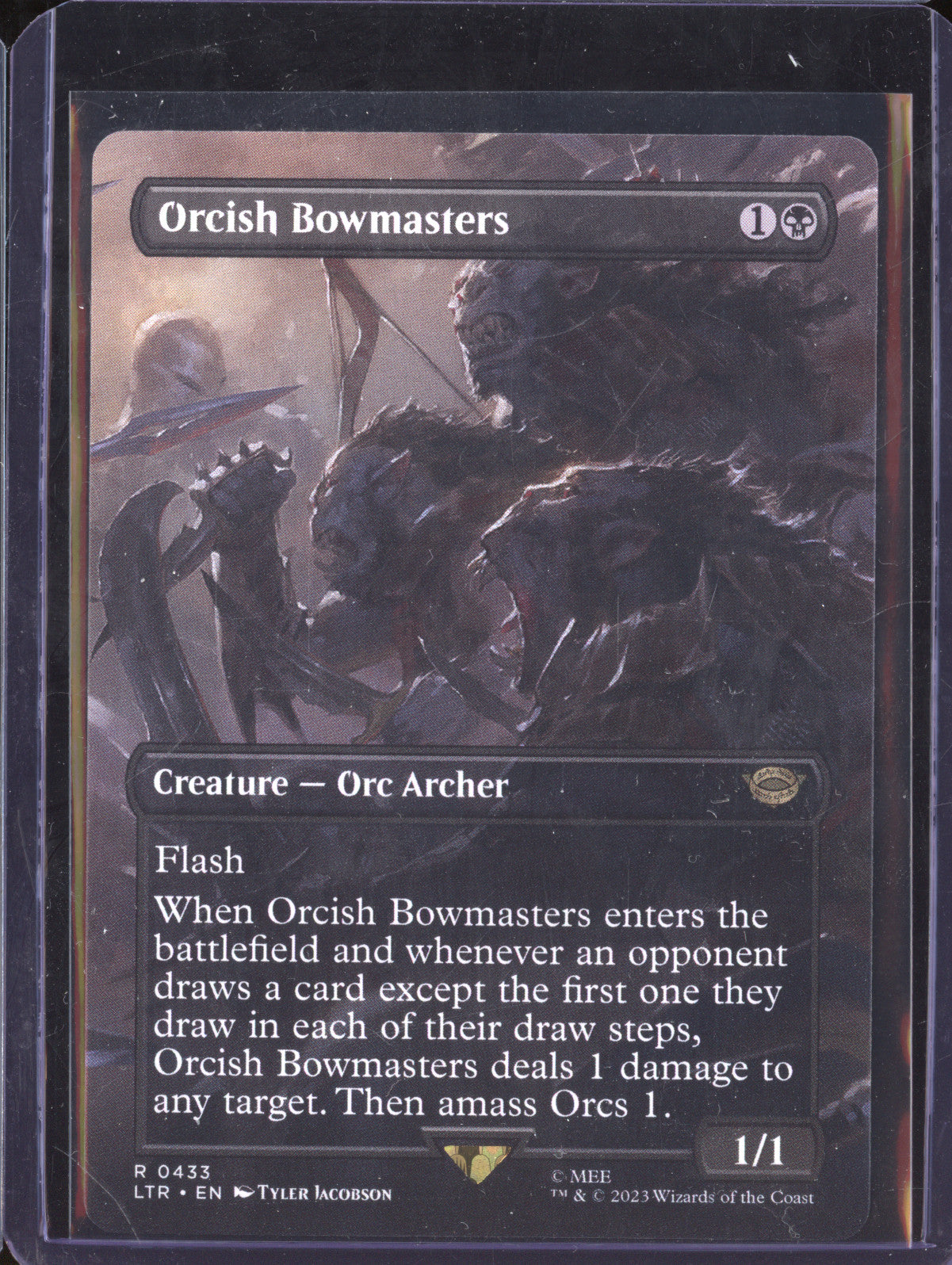 Orcish Bowmasters 2023 MTG LotR: Tales of Middle-earth 433 Borderless Rare