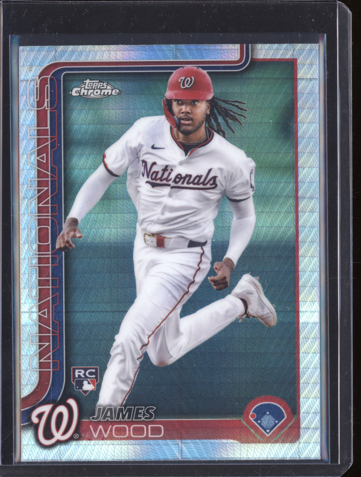 James Wood 2025 Topps Chrome 132 Prism RC