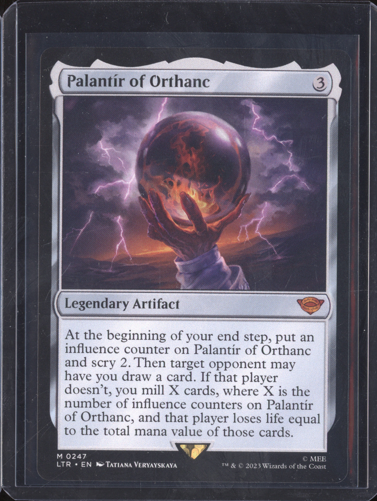 Palantir of Orthanc 2023 MTG LotR: Tales of Middle-earth 247 Mythic Rare