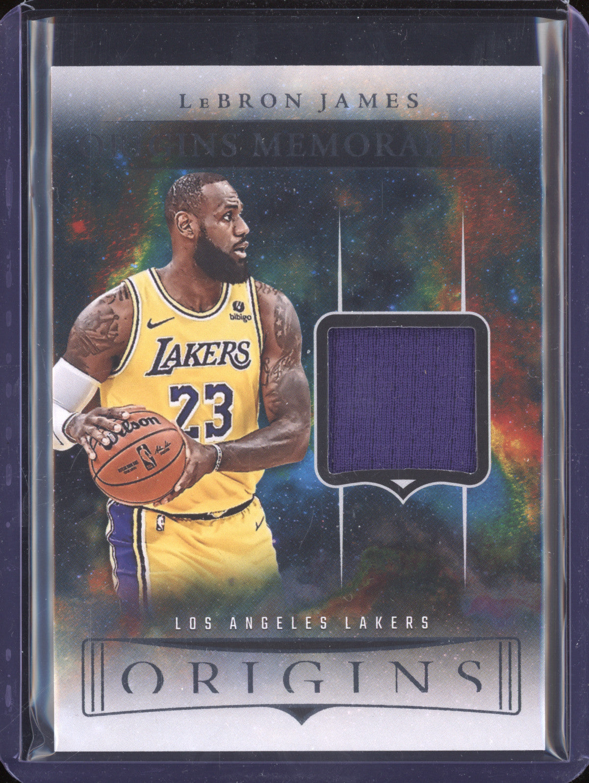 LeBron James 2023-24 Panini Origins OM-LBJ Origins Memorabilia