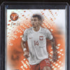 Jakub Kiwior 2023 Topps Pristine Road to Euro 2024 127 Orange Refractor RC 4/25